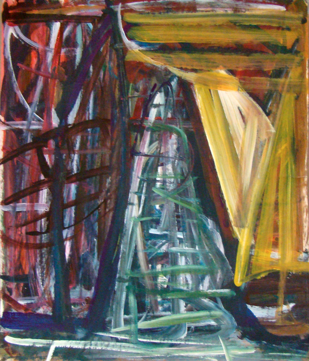 Olejomalba, železniční most