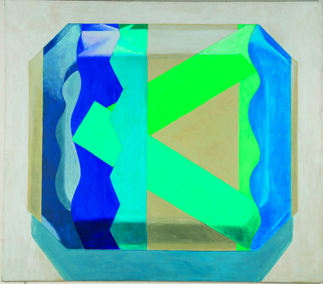 Léto u vody, Ivan Kolman, akryl na plátně