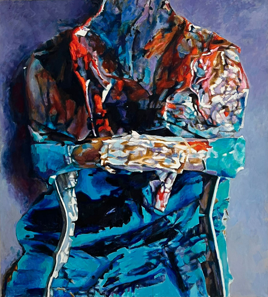 Noli me tangere, Ivan Kolman, olej na plátně