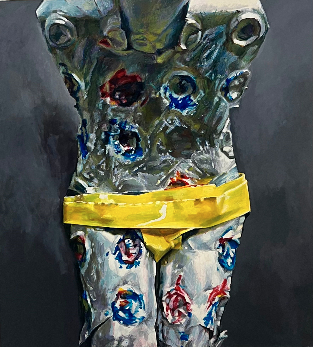 Umučení sv. Štěpána, Ivan Kolman, olej na plátně