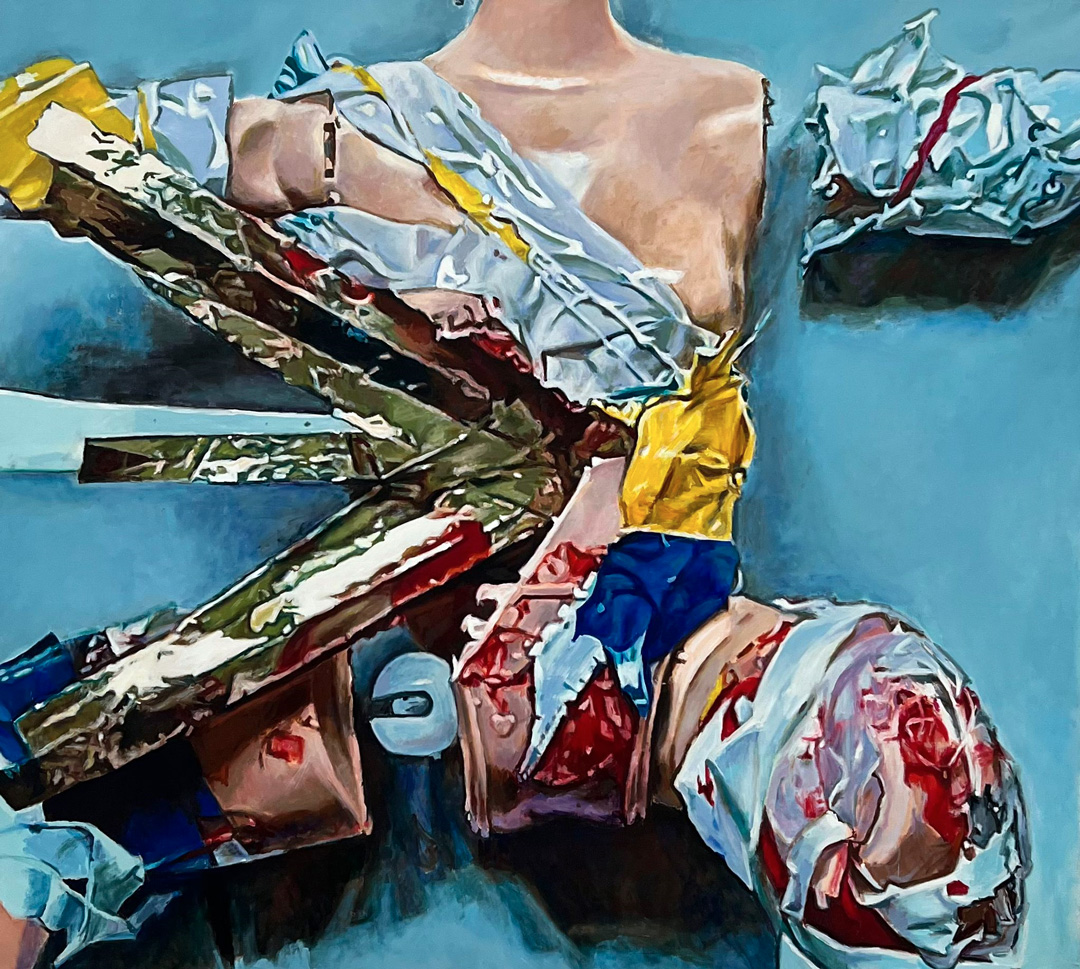 Extáze sv. Terezy, Ivan Kolman, olej na plátně