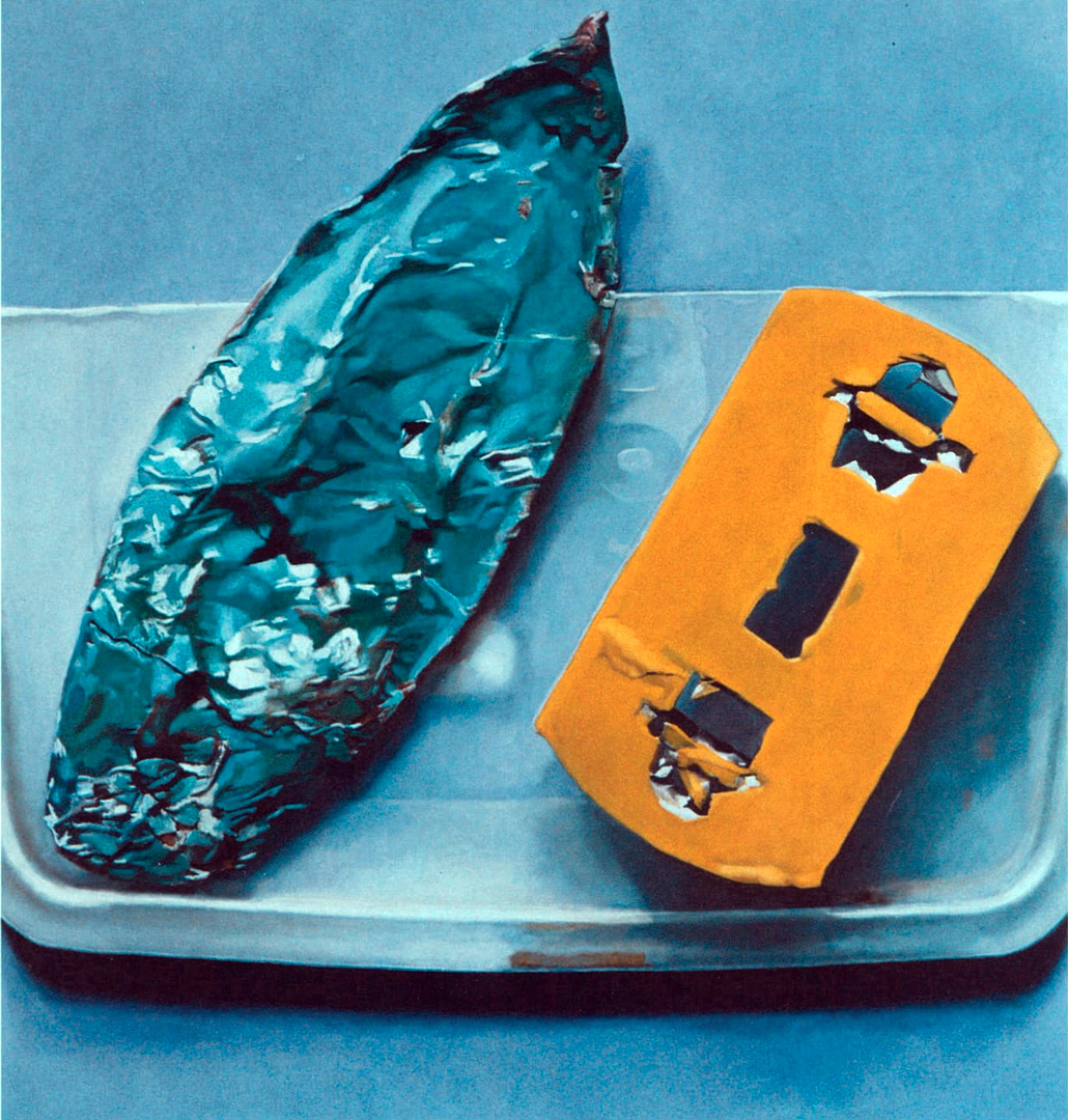 Zátiší s mušlí, Ivan Kolman, olej na plátně